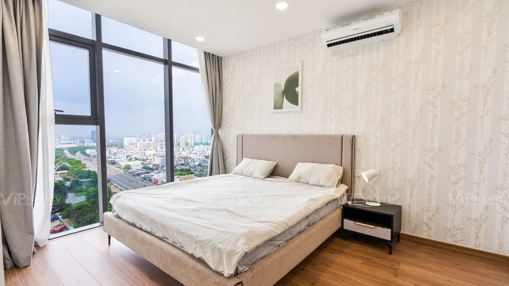 Phòng khách căn hộ Eco Green Quận 7 với nội thất hiện đại