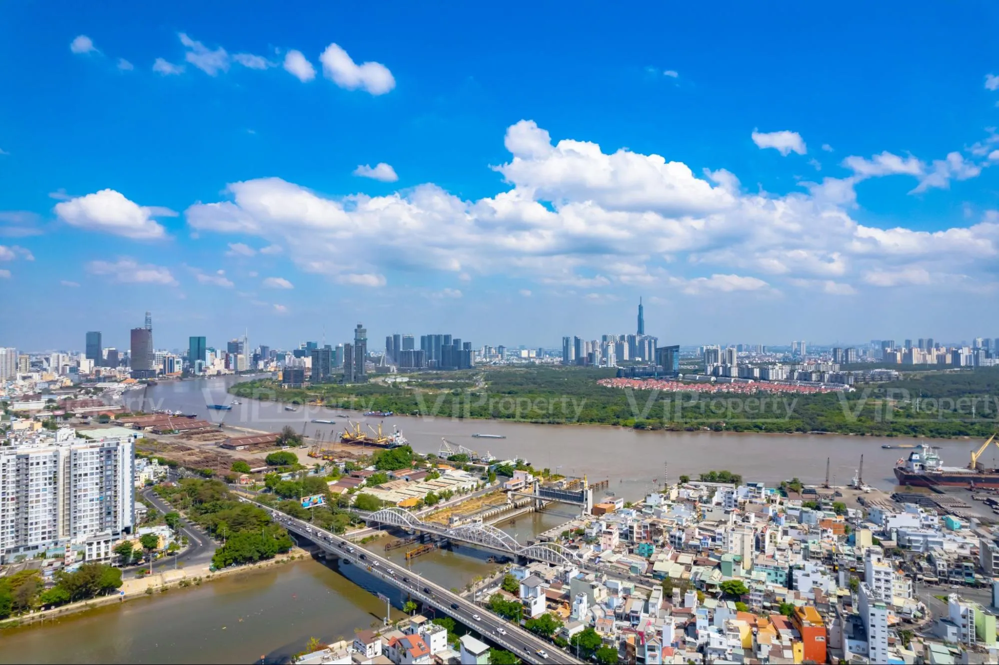 Vị trí thuận lợi của Quận 7 kết nối trung tâm TP.HCM