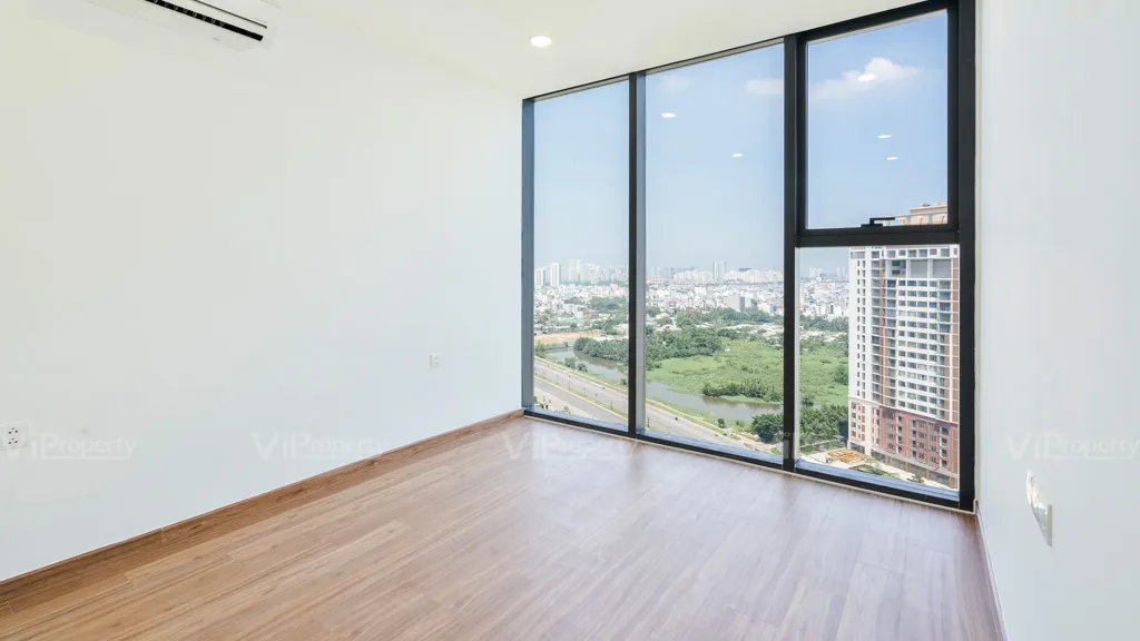 Phòng ngủ căn hộ nội thất cơ bản Eco Green Sài Gòn dễ dàng decor theo sở thích