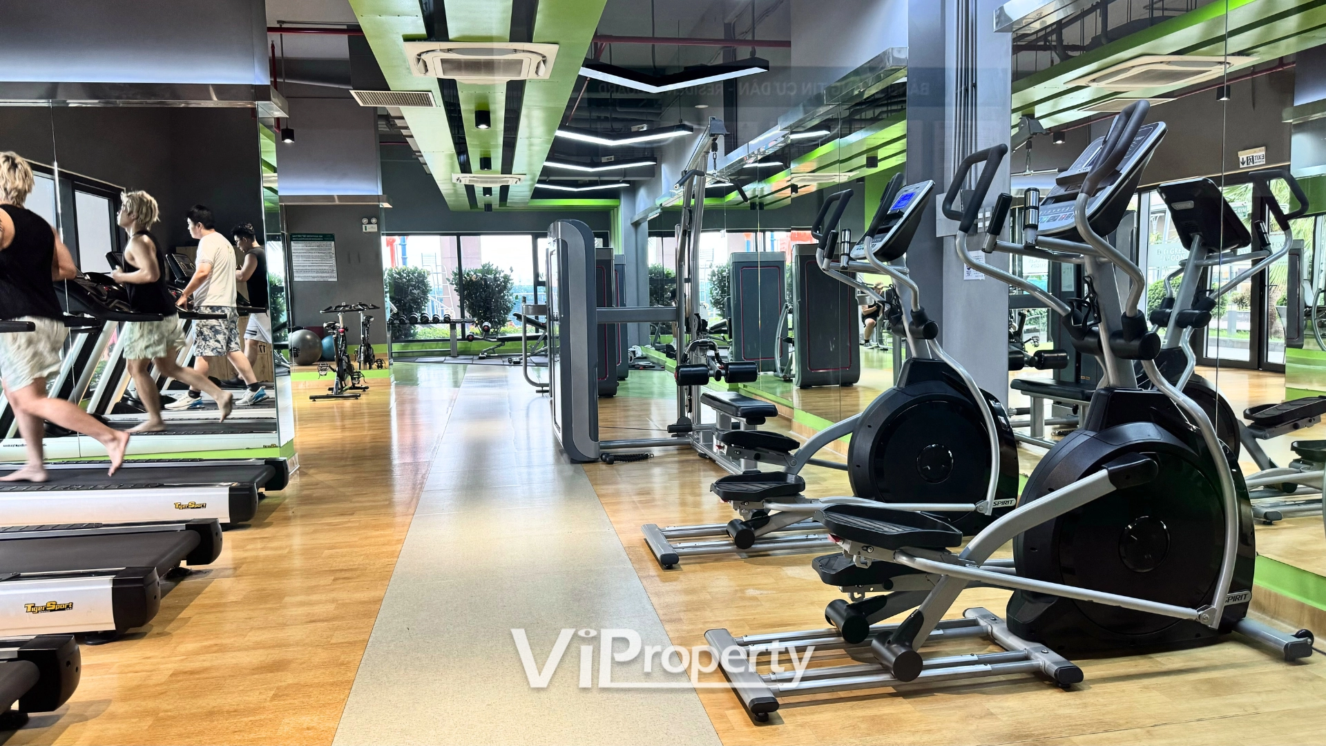 Phòng gym và khu spa hiện đại trong tiện ích nội khu Eco Green Sài Gòn