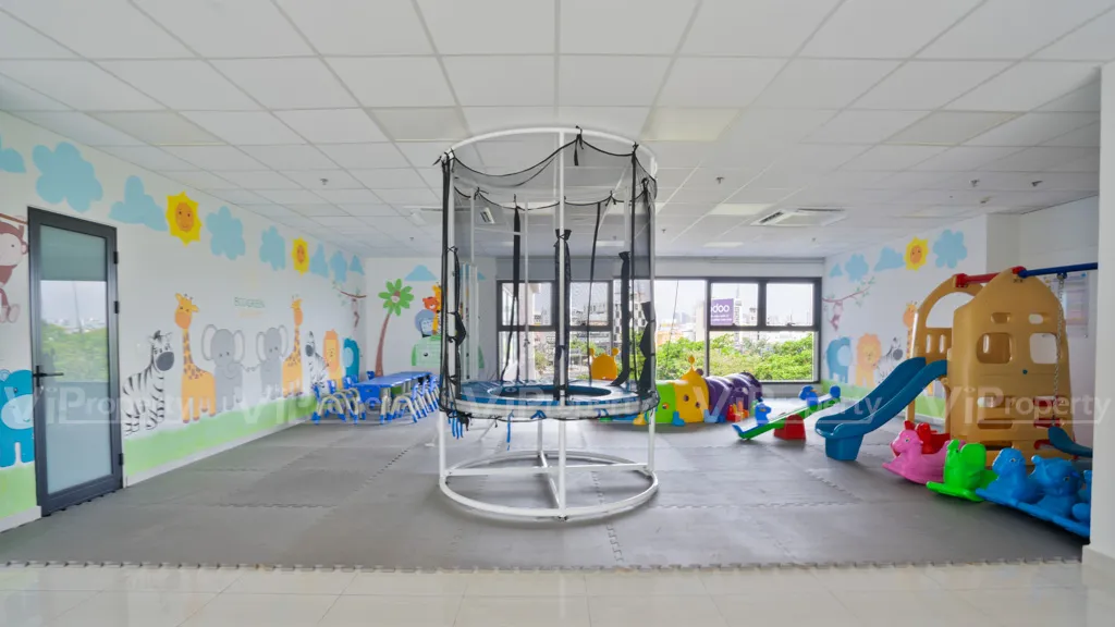 Máy lạnh trang bị miễn phí trong khu vui chơi trẻ em trong nhà thuộc hệ tiện ích Eco Green Sài Gòn