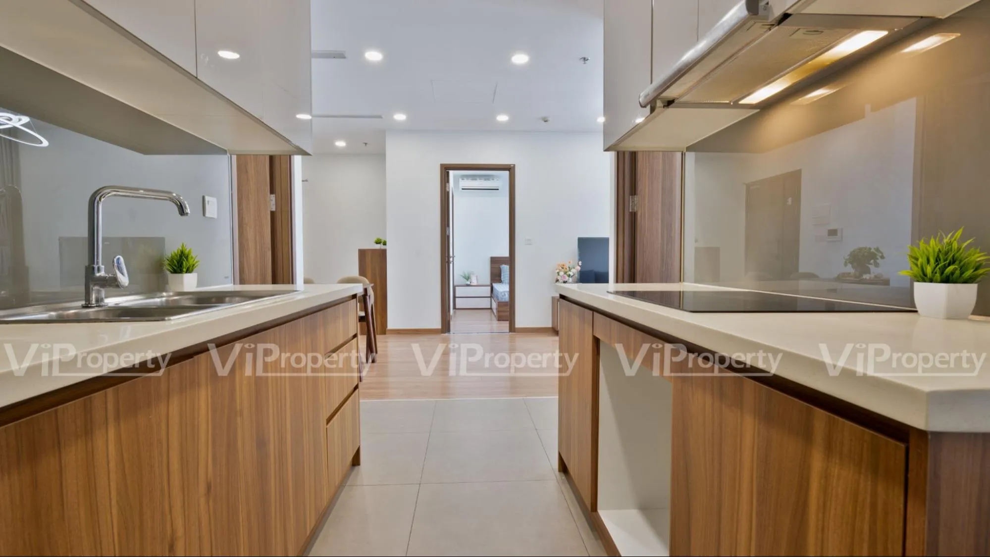 Nội thất hiện đại trong căn hộ dành cho người nước ngoài khi thuê tại Eco Green Sài Gòn