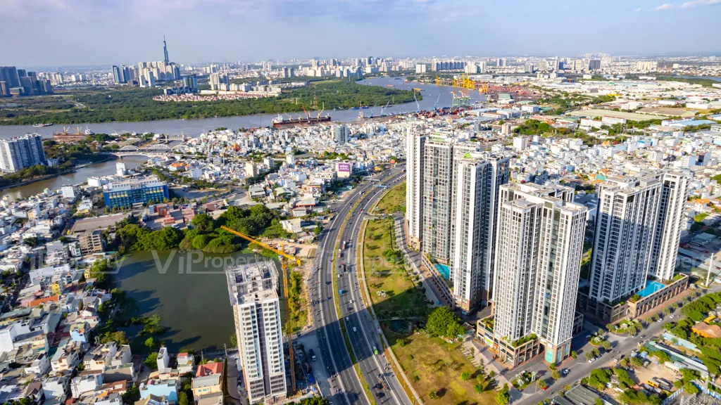 Toàn cảnh dự án Eco Green Sài Gòn nhìn từ trên cao