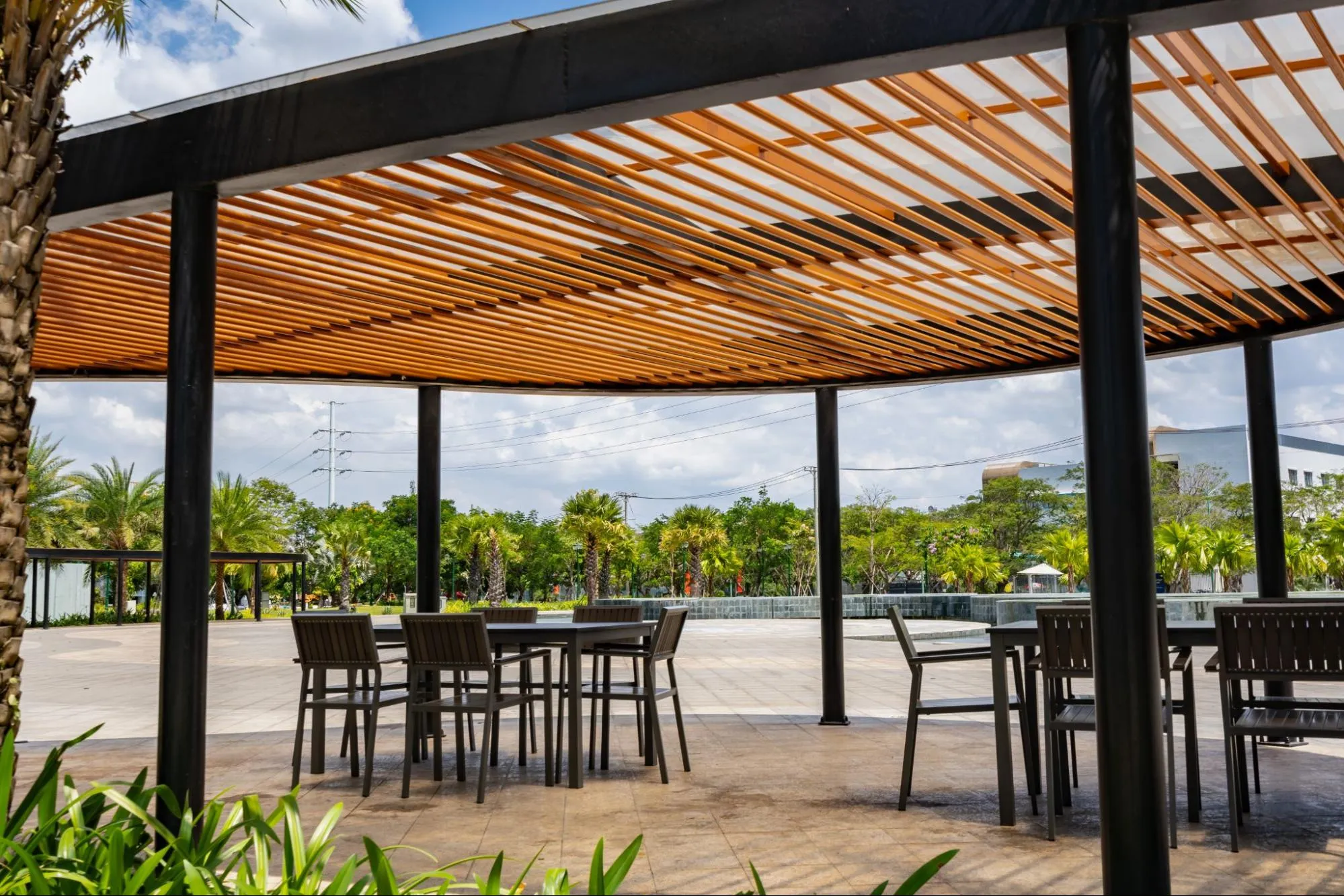 Không gian ngoài trời thoải mái năng động