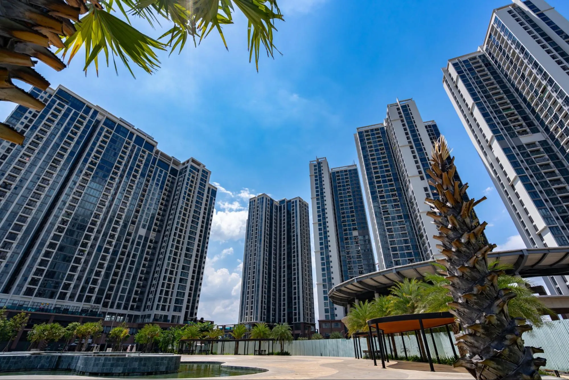 Không gian xanh trong khu chung cư EcoGreen