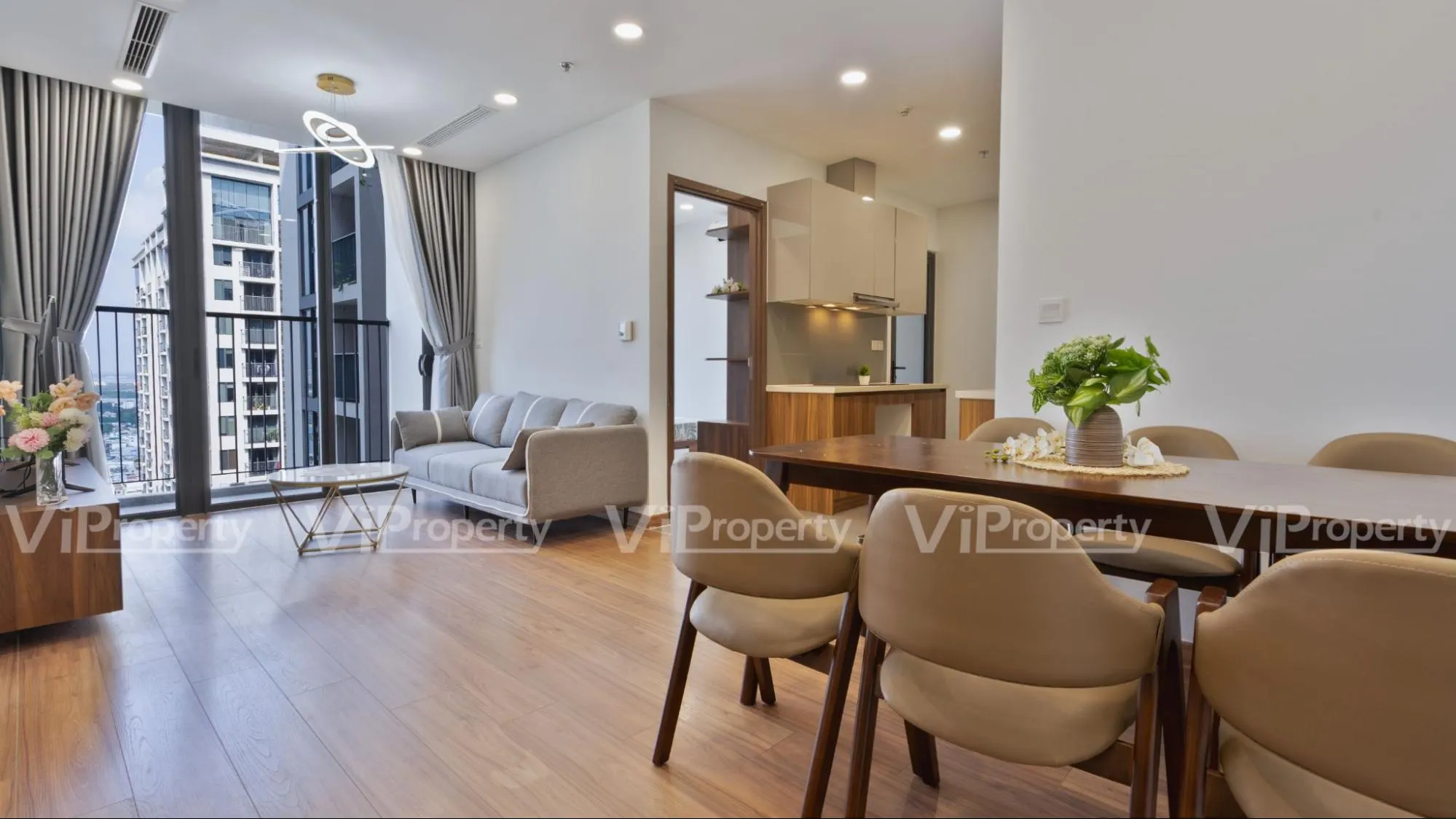 Căn hộ 2 phòng ngủ tại Eco Green Sài Gòn